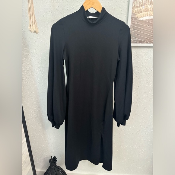 Susana Monaco - Long Sleeve Mock Neck Dress NWT - Picture 1 of 17